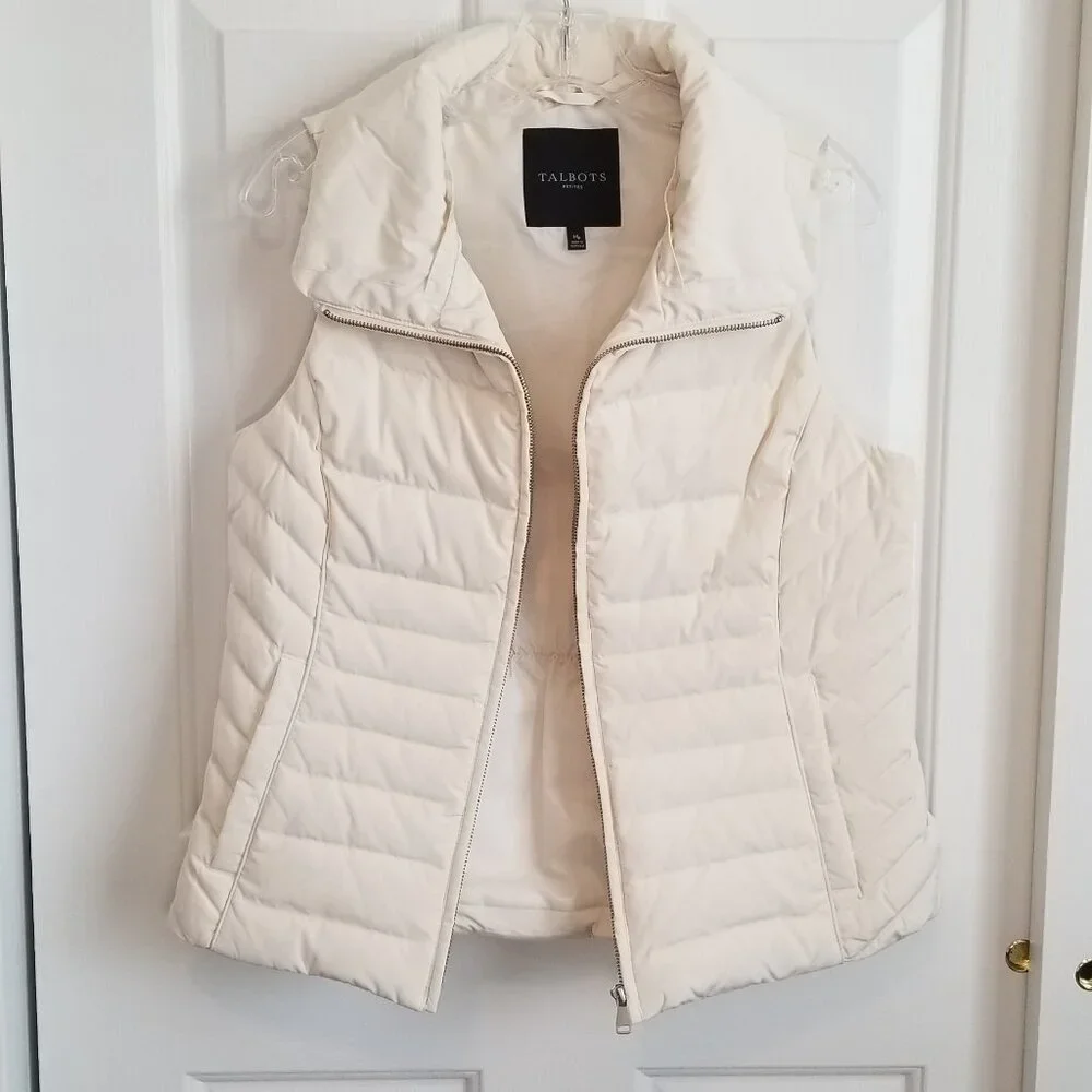 Talbots Down Puffer Vest - Picture 3 of 5